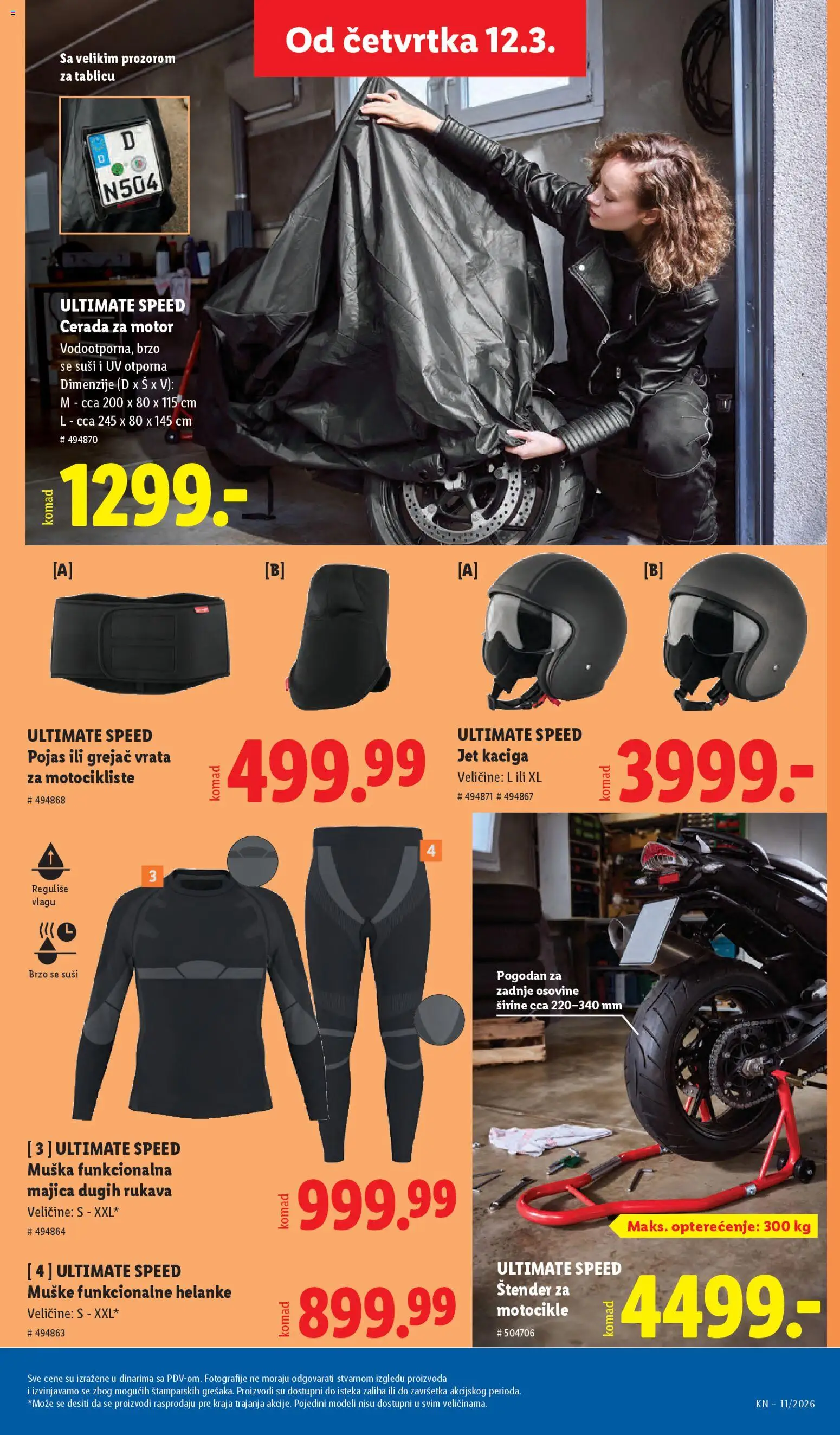 Lidl katalog - važi od 12.03.2026 | Strana: 69 | Proizvode: Vrata, Helanke