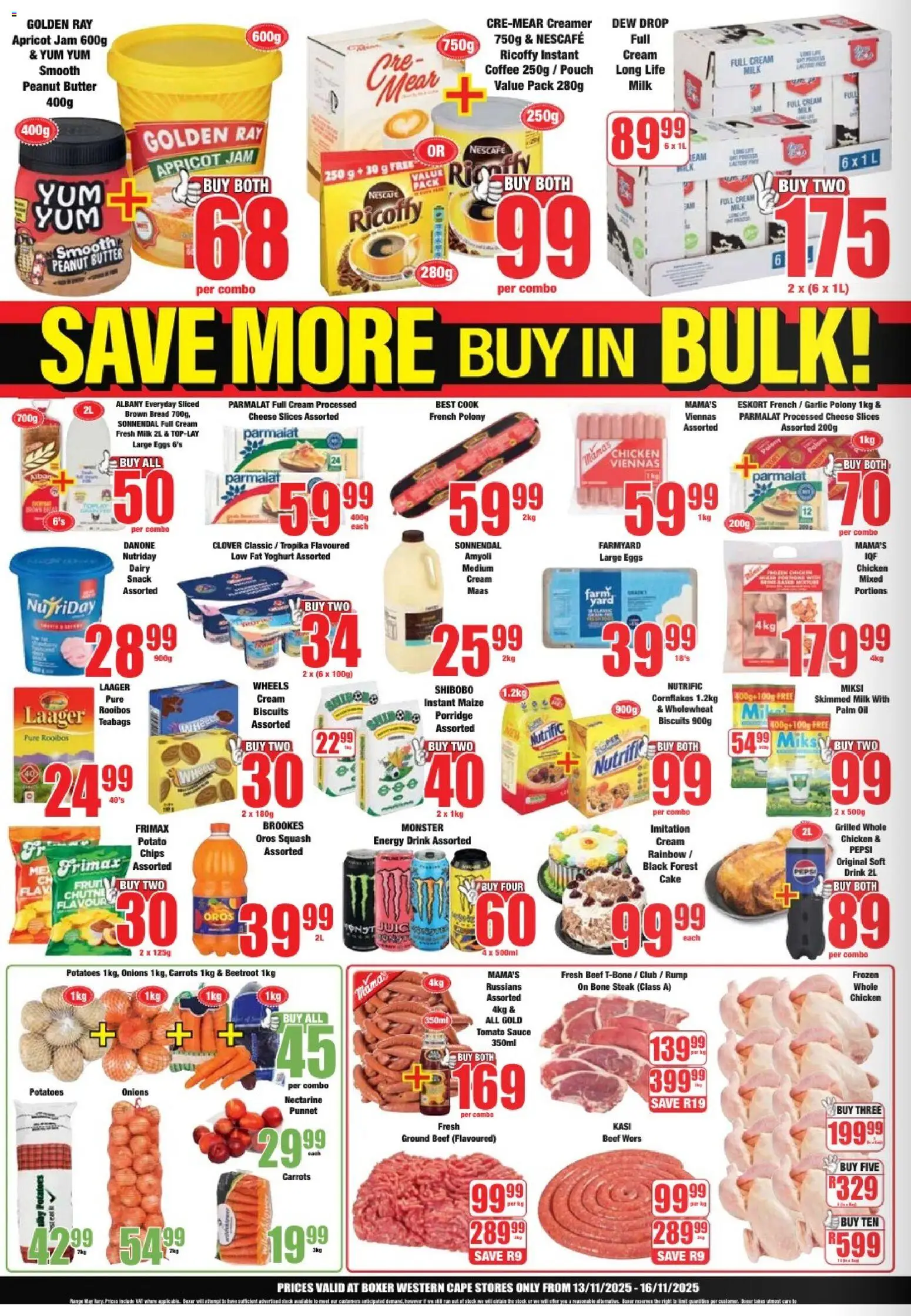 New Boxer catalogue – valid from 13.11.2025 | Page: 2 | Products: Jam, Yoghurt, Creamer, Onions