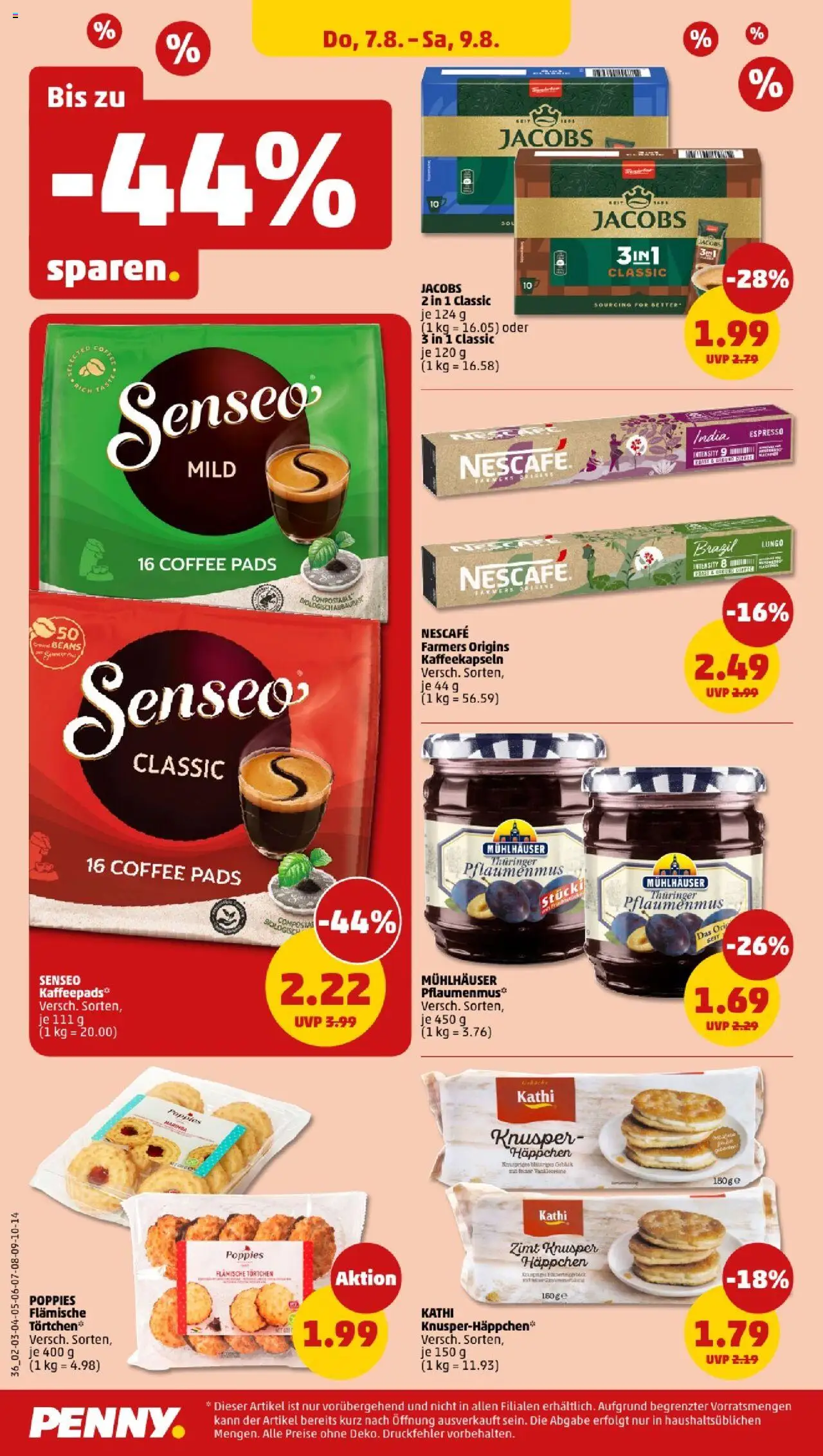 Penny - Bayern - gültig ab dem 04.08.2025 | Seite: 36 | Produkte: Senseo, Nescafe