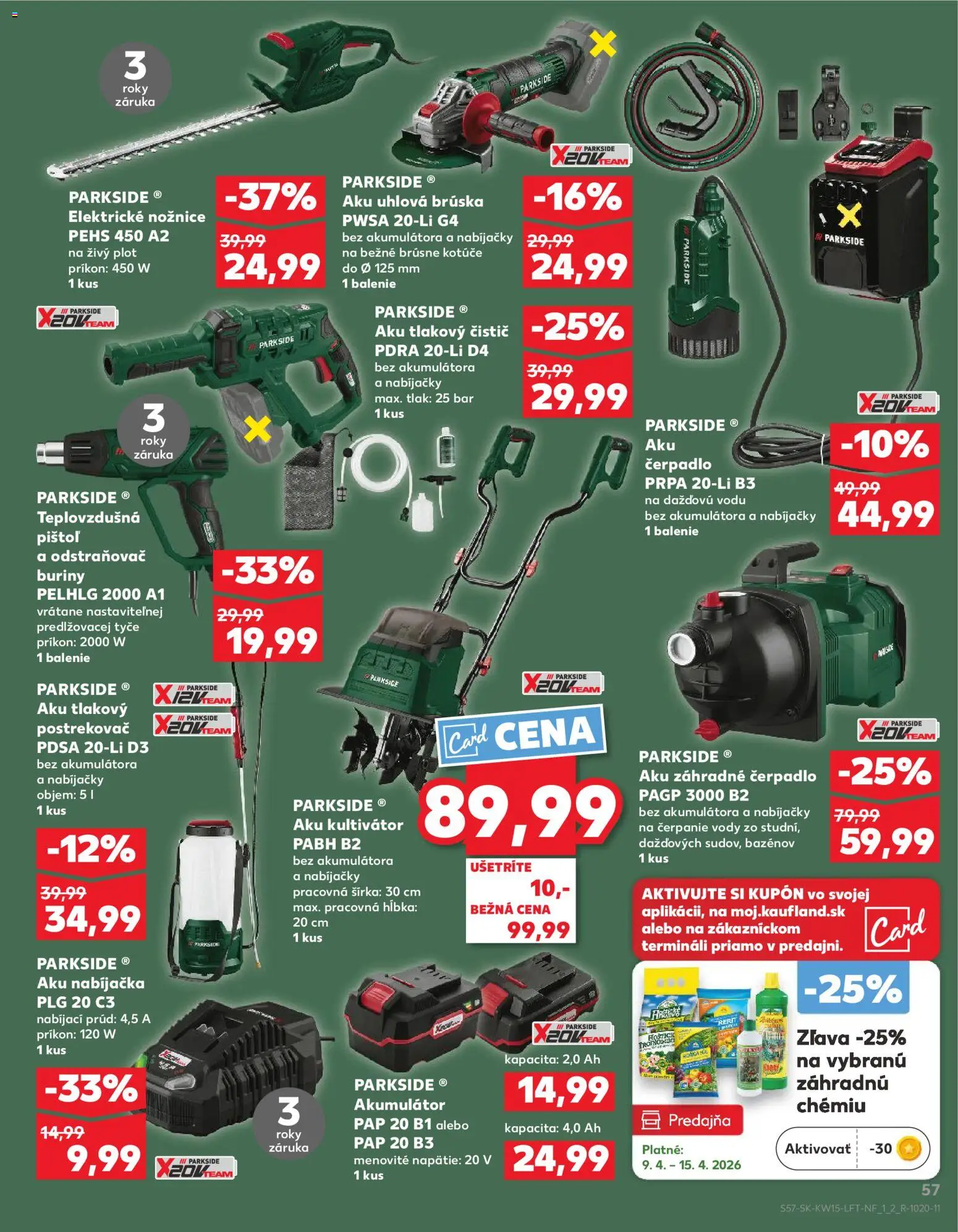 Nové Kaufland akcie – leták je platný od 09.04.2026 | Strana: 57