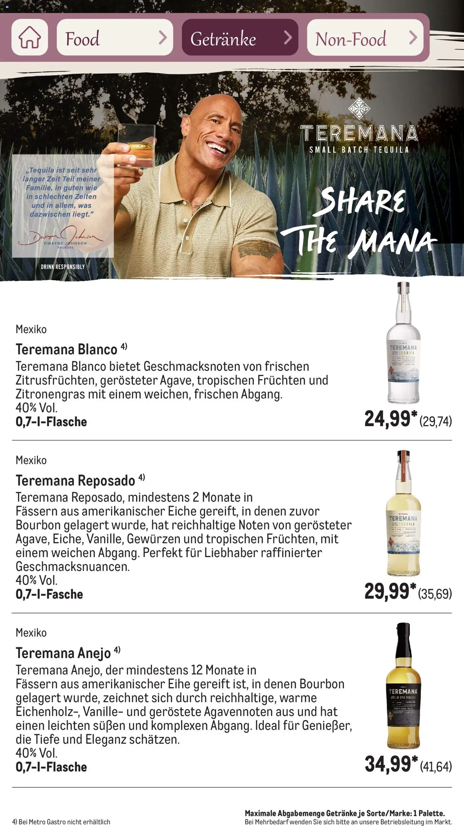 Metro Saisonkatalog Frühlingsgenuss – gültig ab 01.03.2026 | Seite: 78 | Produkte: Zitronengras, Tequila, Bourbon
