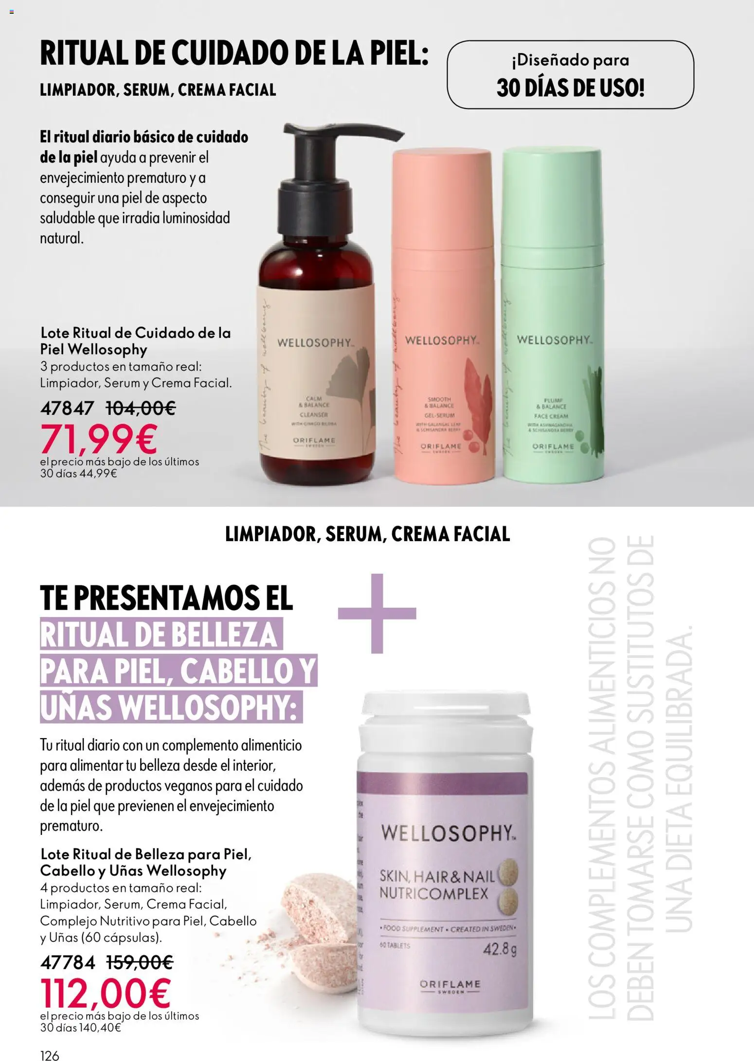 Oriflame - Catálogo Campaña 2 │ válido desde el 28.01.2026 | Página: 126 | Productos: Sérum, Crema facial, Crema, Té