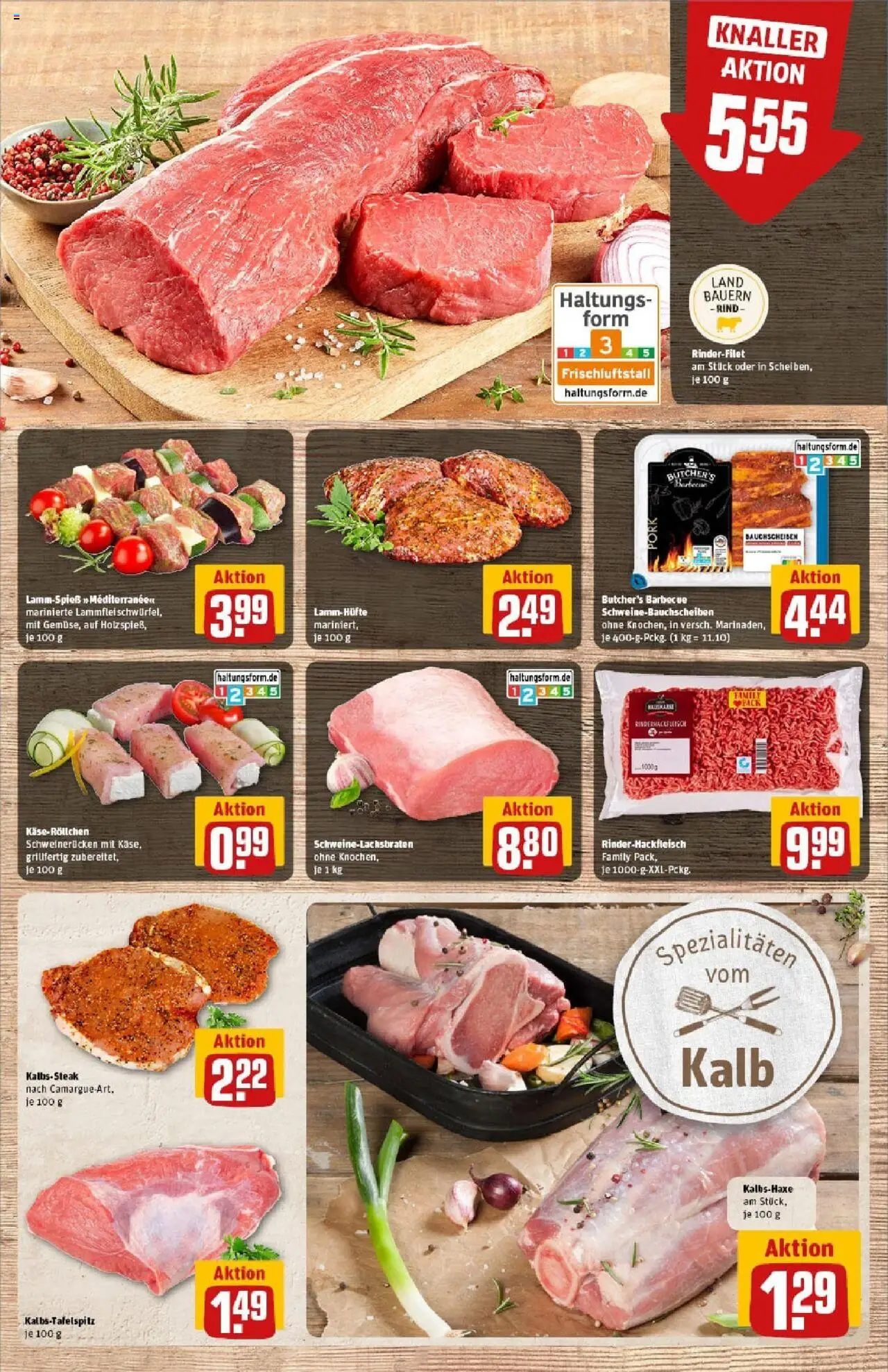 Rewe prospekt Zell Unter Aichelberg	 - gültig ab dem 20.07.2025 | Seite: 11 | Produkte: Rinderfilet, Schweinerucken, Steak
