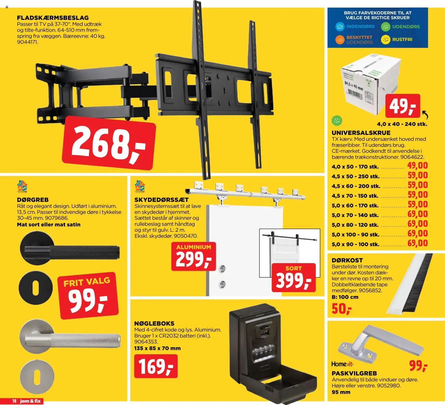 Jem & fix tilbudsavis – gyldig fra 26.10.2025 | Side: 18 | Produkter: TV, Batteri