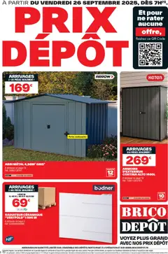 Brico Dépôt - Prévisualisation de Brico Dépôt catalogue valide à partir de 26.09.2025