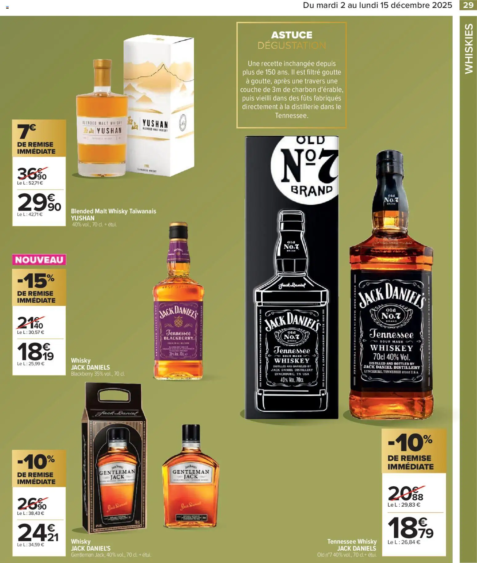 {H1} | Page: 31 | Produits: Whisky, Filtre