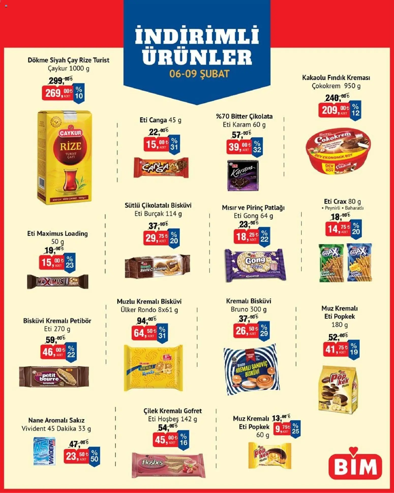 BİM İndirimli Ürünler - 06.02.2026 tarihinden itibaren geçerlidir | Sayfa: 2