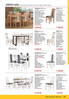 Náhled letáku ORFA nábytek katalog 2025-2026 od 01.10.2025 | Strana: 97 | Produkty: Stůl, Židle, Desky, Barvy