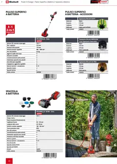 Anteprima del volantino Einhell volantino Giardinaggio valido a partire dal 02.03.2026 | Pagina: 50 | Prodotti: Spazzola, Acqua, Tubo, Batteria