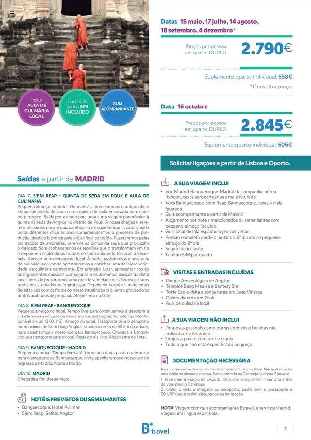 B the travel brand Passageiros Especialistas │ válido desde el 24.10.2024 | Página: 7