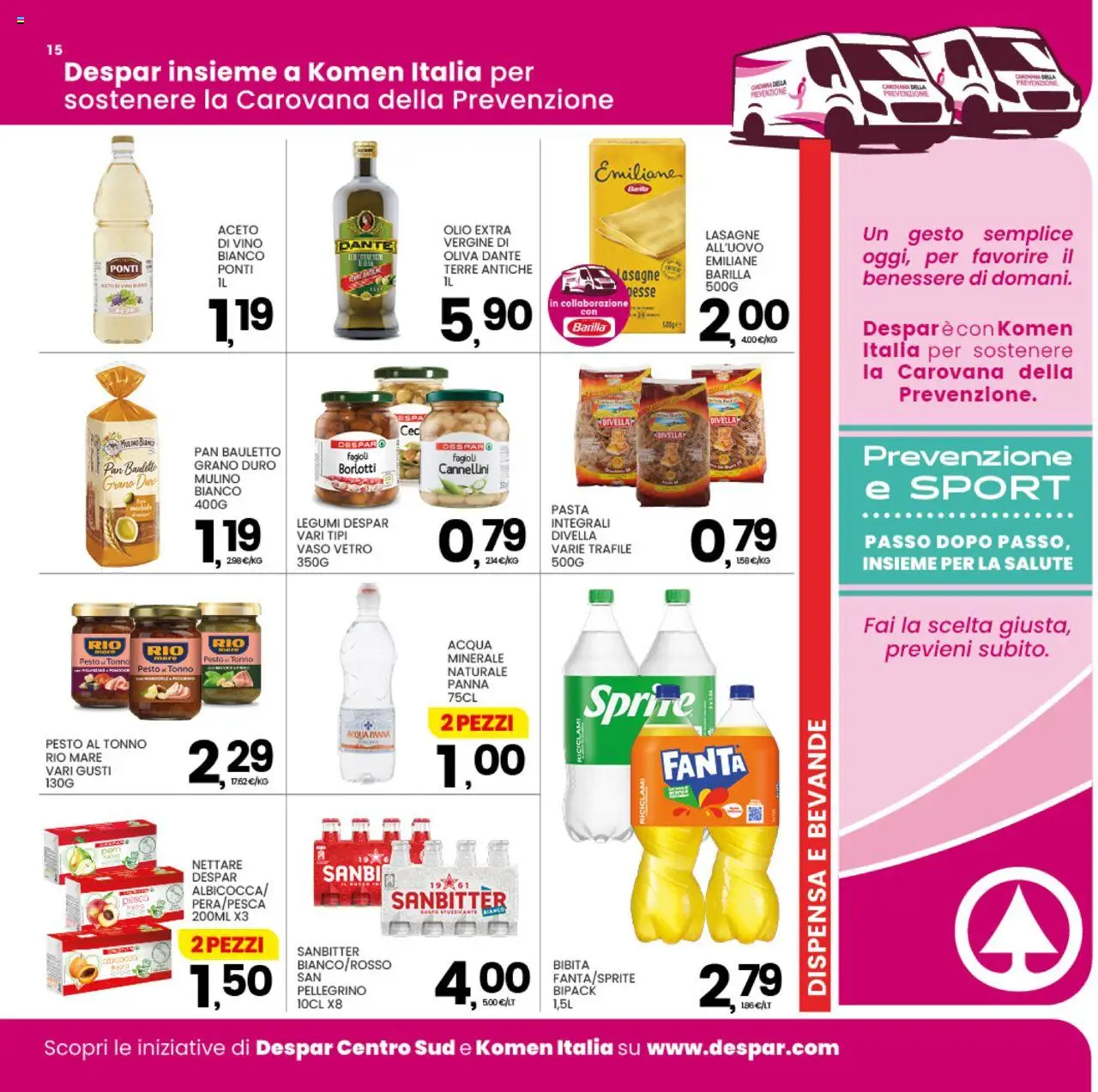 Volantino Interspar del 13.10.2025 | Pagina: 15 | Prodotti: Cannellini, Vino, Vino bianco, Vaso