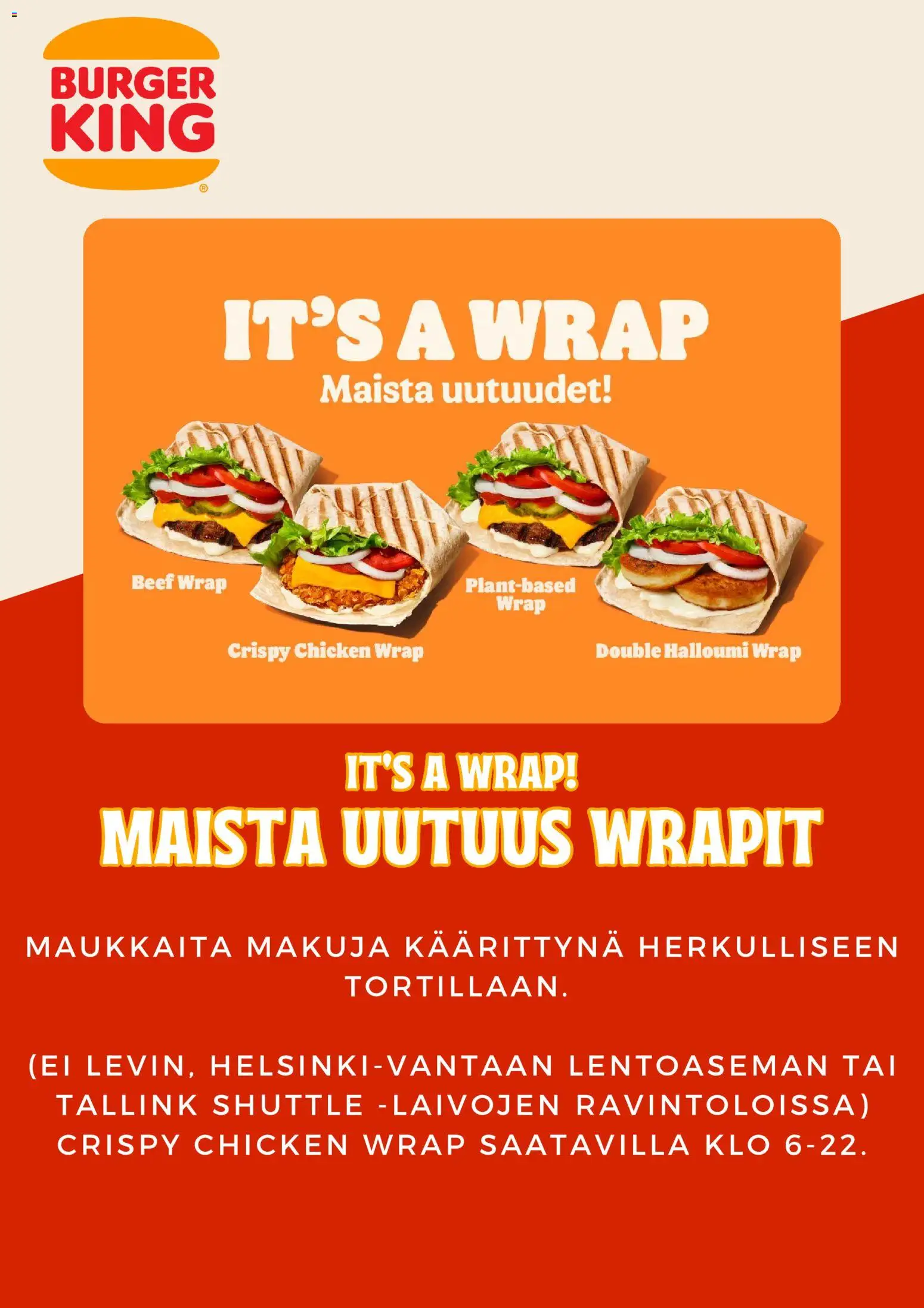 🛍️ Burger King tarjoukset alkaen 03/03/2026 » Katso huipputarjoukset ja säästä jo tänään! 💰 | Finland