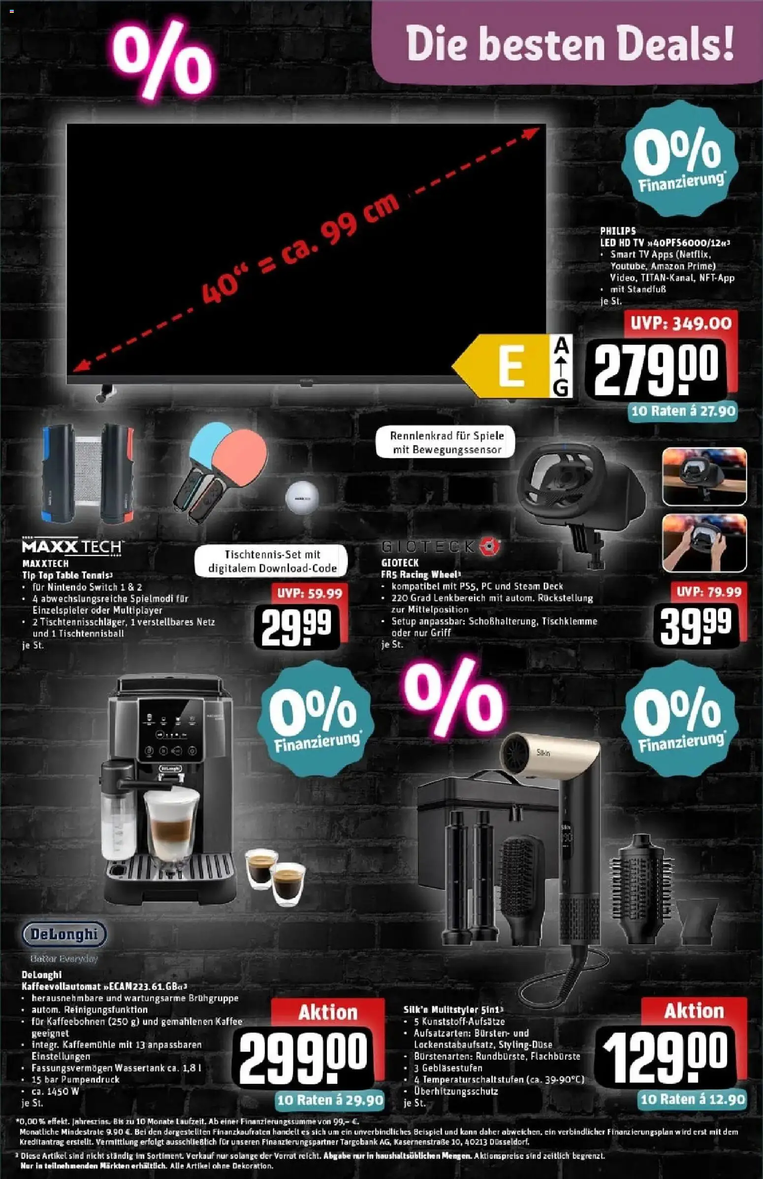 Rewe prospekt Hamburg/Tonndorf	 – gültig ab 23.11.2025 | Seite: 43 | Produkte: Kaffee, Smart TV, PC, TV