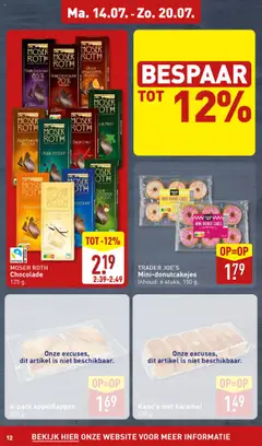  | Pagina: 12 | Producten: Chocolade, Fagyasztott gyümölcs, Pavilon, Zeezout