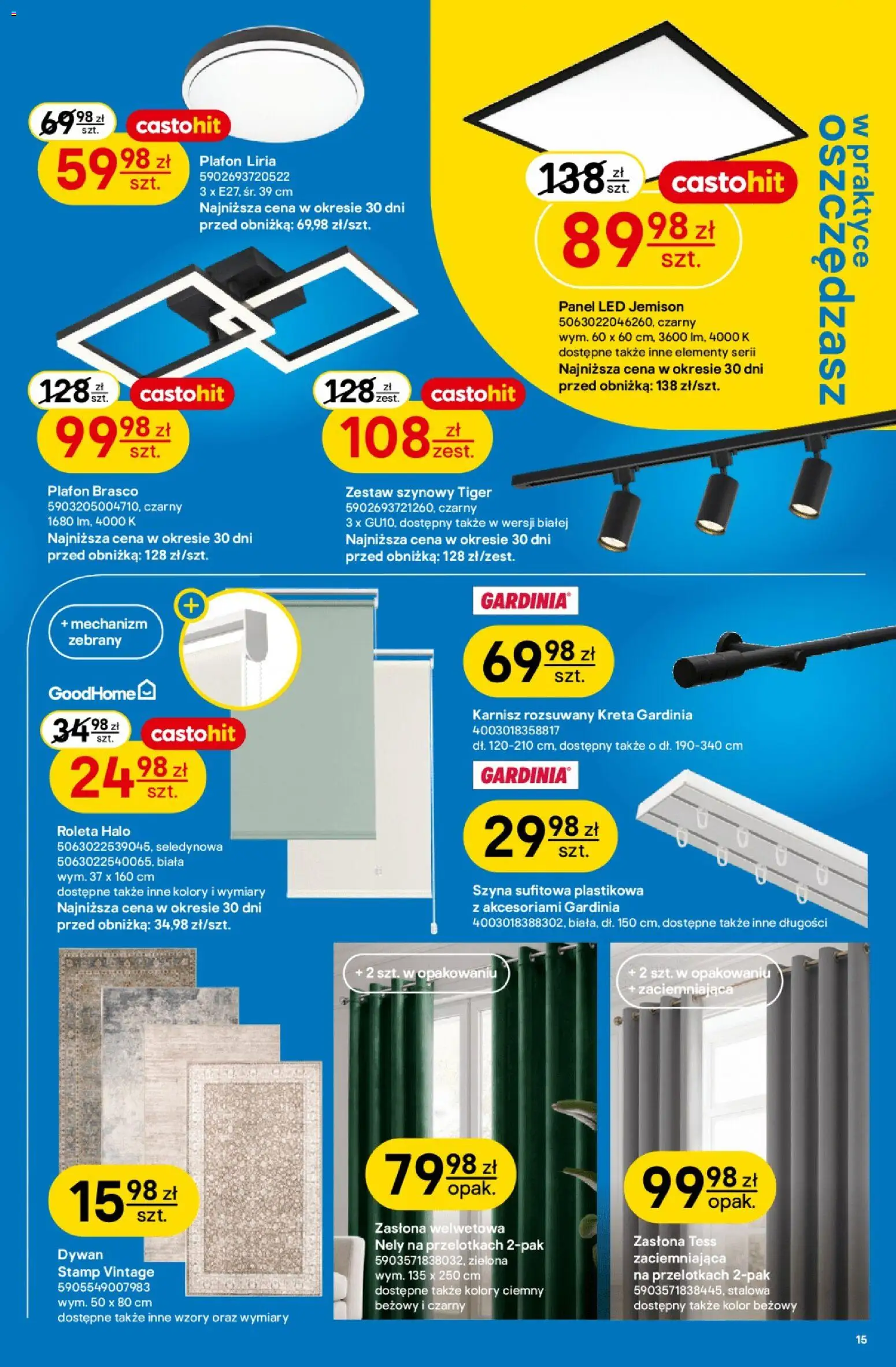 Castorama gazetka od 04.03.2026 | Strona: 15 | Produkty: Dywan