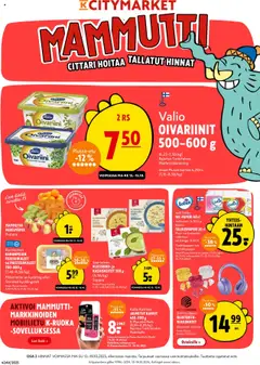 K-Citymarket-mainoslehti voimassa 13.10.2025 alkaen