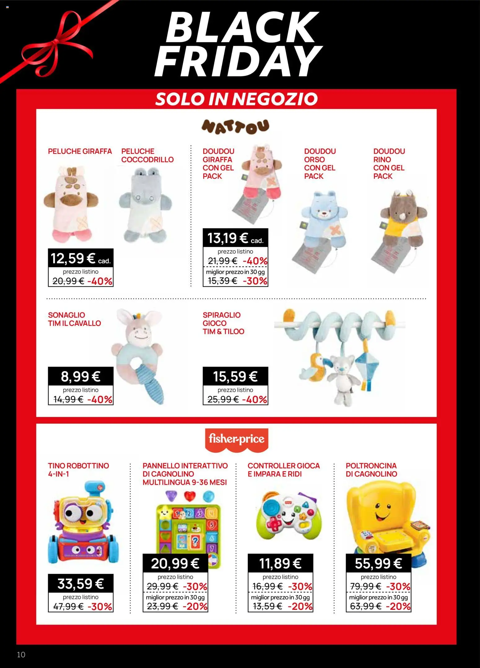 Volantino Prenatal del 13.11.2025 | Pagina: 10 | Prodotti: Peluche, Gioco