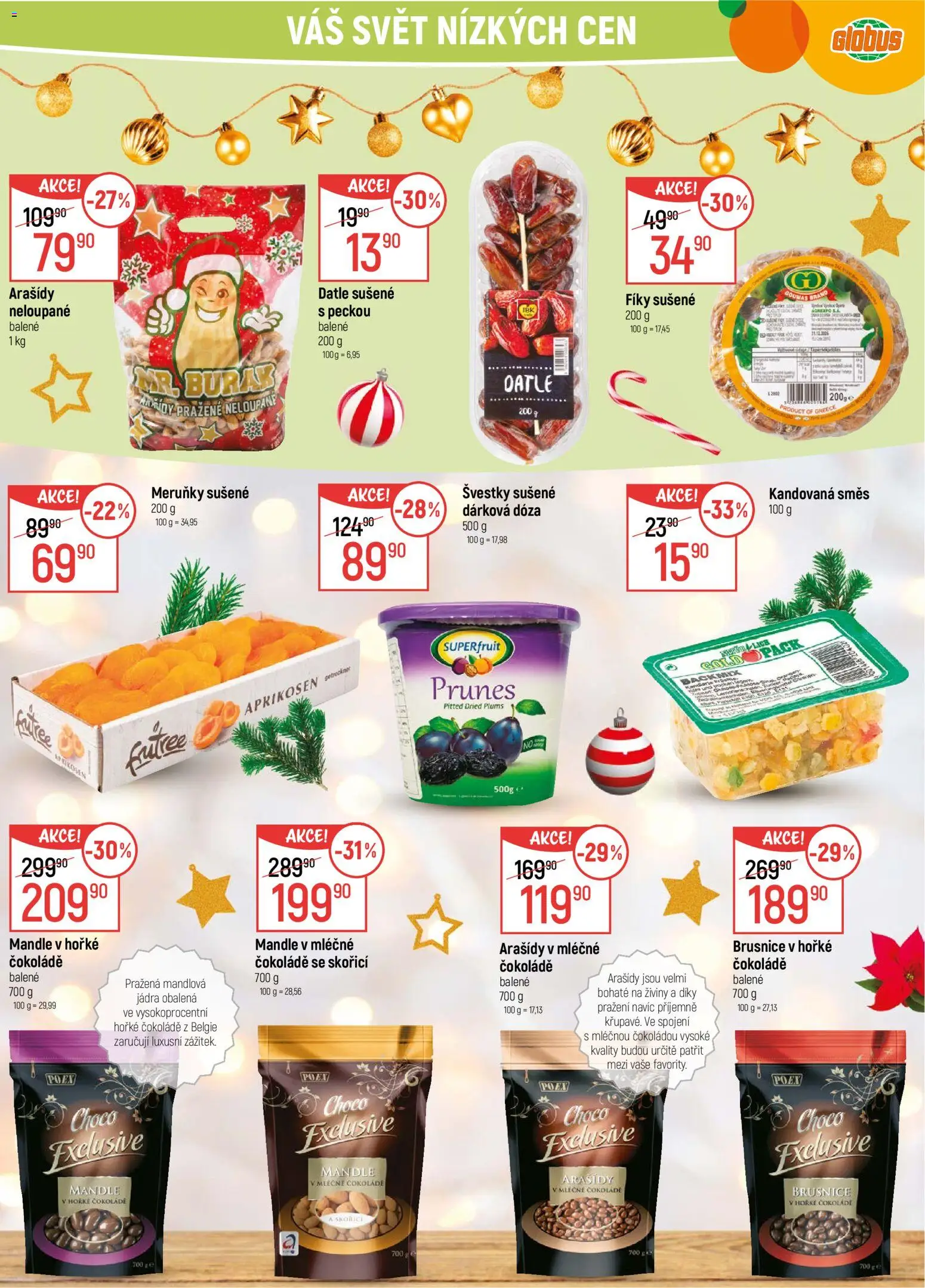 Globus leták - České Budějovice od 12.11.2025 | Strana: 13 | Produkty: Globus, Švestky, Brusnice, Datle