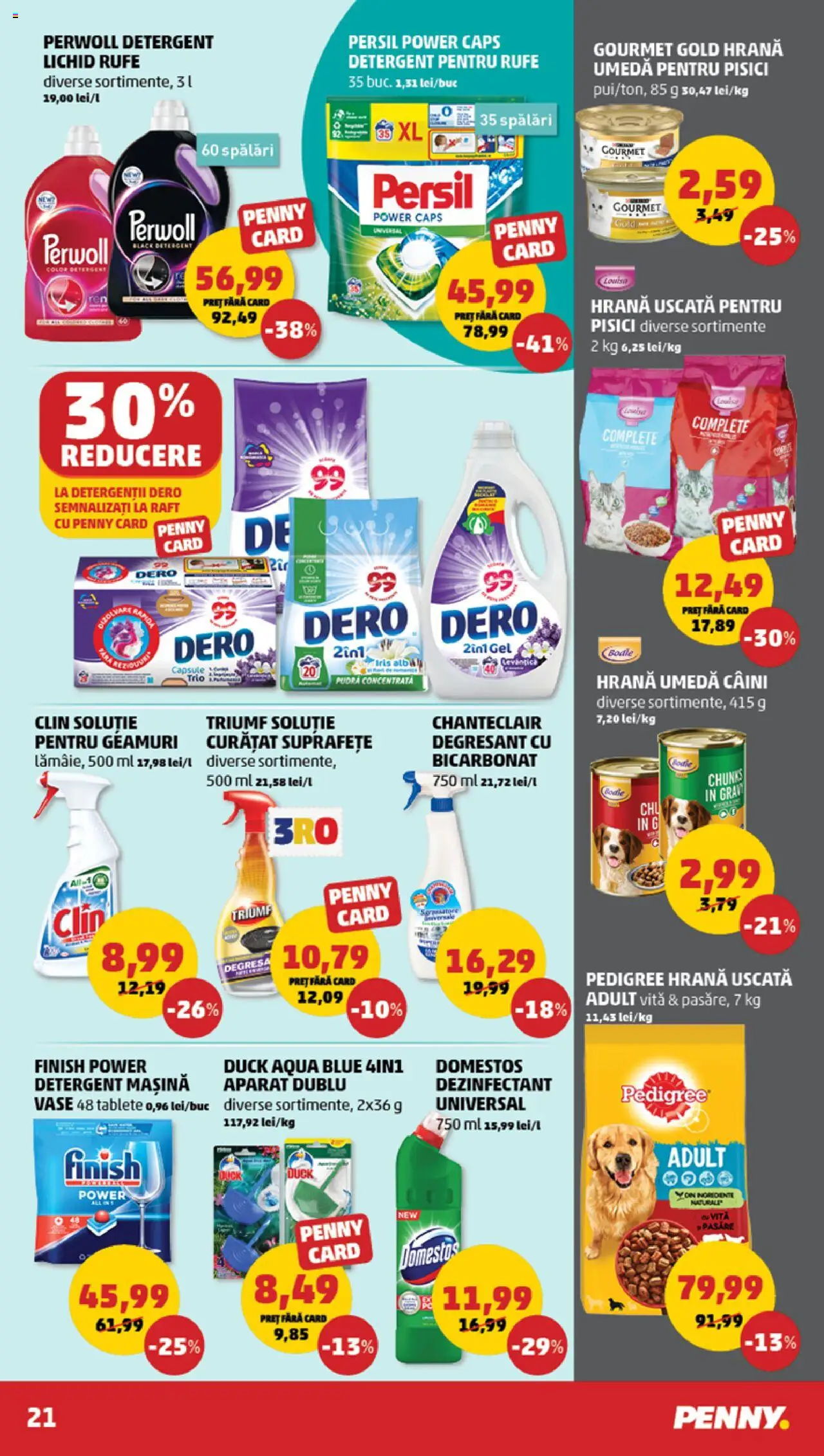 Catalog PENNY – valabil de la 06.08.2025 | Pagină: 21 | Produse: Raft, Pudră, Detergent