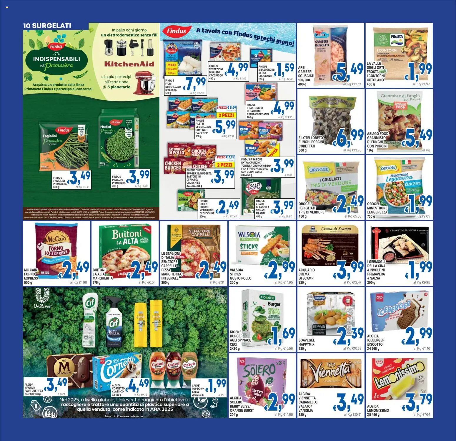 Volantino DEM del 29.04.2026 | Pagina: 10 | Prodotti: Pollo, Cornetto, Ceci, Funghi