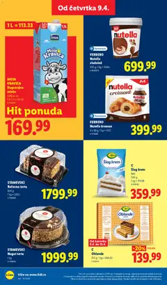 MOJA KRAVICA Dugotrajno mleko, 2,8% m. m., 1,5 l - pregled Lidl kataloga - važi od 09.04.2026 | Strana: 32