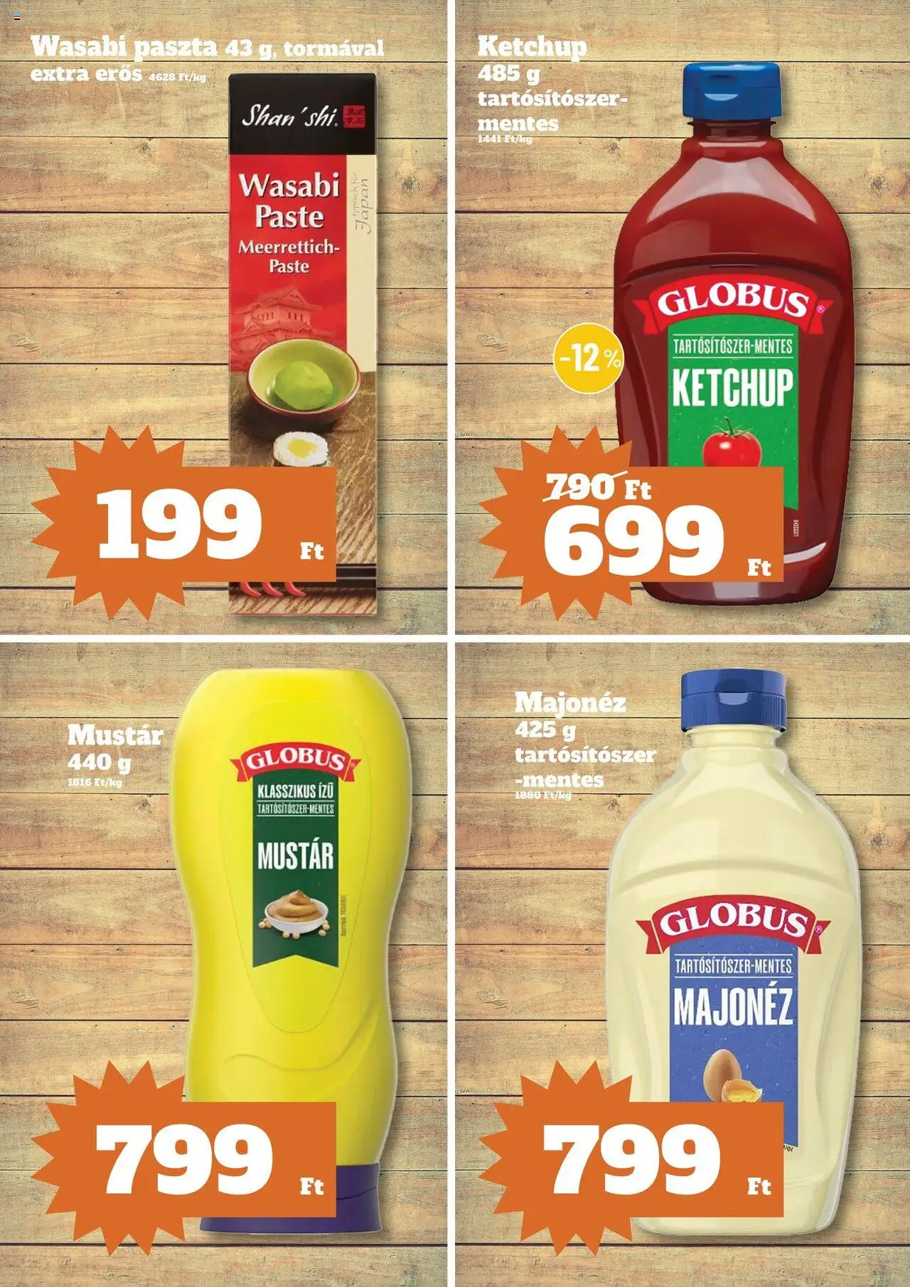 Family Diszkont akciós ujság - amely érvényes a következő dátumtól: 09.10.2025 | Oldal: 20 | Termékek: Wasabi, Ketchup, Mustár, Majonéz