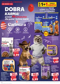 Pogląd oferty "Kaufland gazetka" - ważna od 01.04.2026 | Strona: 56 | Produkty: Karma dla psa, Wołowina, Soja