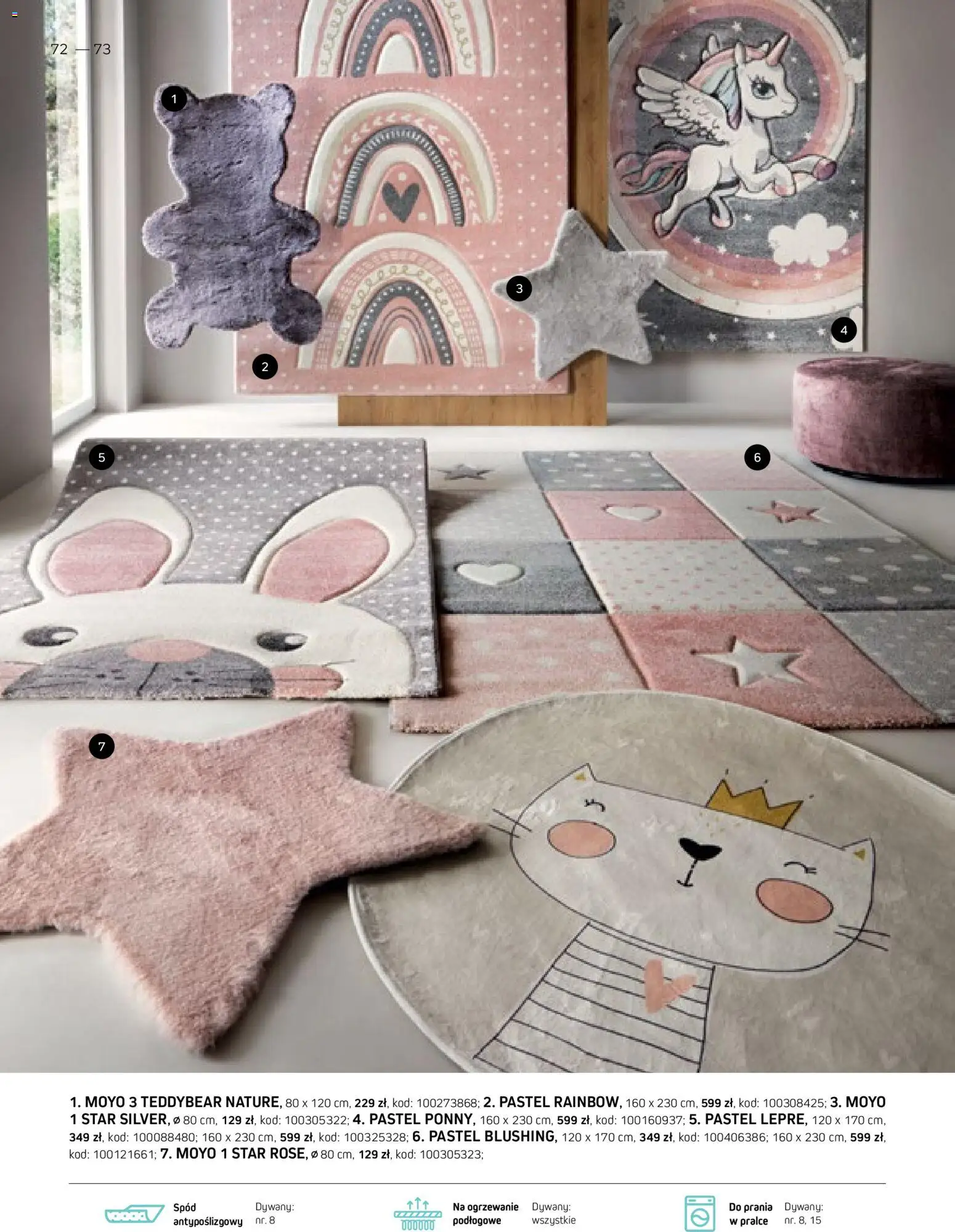 Komfort gazetka - Katalog dywanów od 17.03.2026 | Strona: 72 | Produkty: Dywany