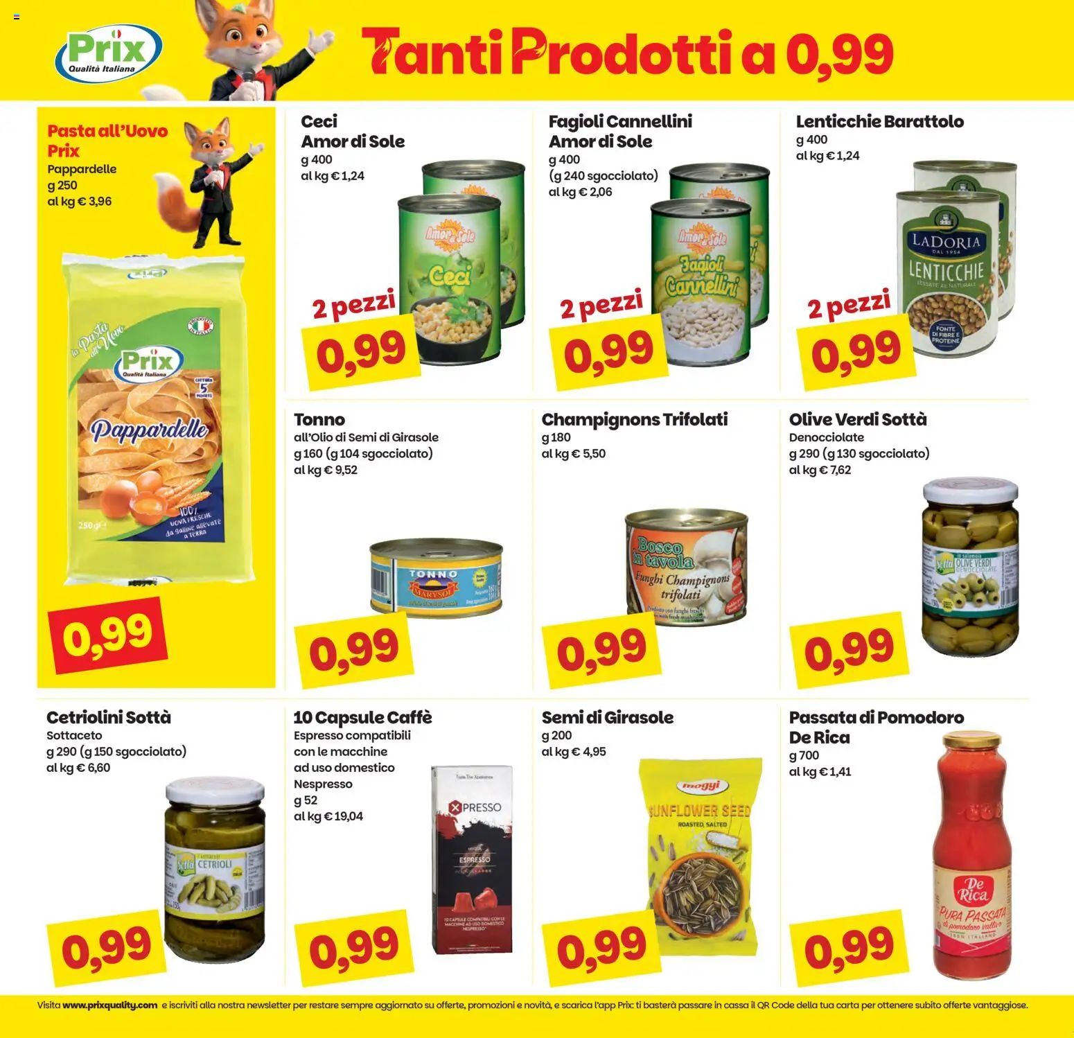 Volantino Prix del 21.04.2026 | Pagina: 6 | Prodotti: Ceci, Lenticchie, Pomodoro, Passata di pomodoro