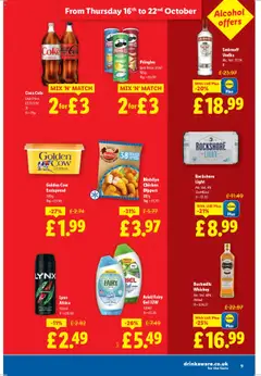 Preview of Lidl - Super savers! valid from 16.10.2025 | Page: 9 | Products: Chicken, Whiskey, Papier carton, Bancs de Musculation