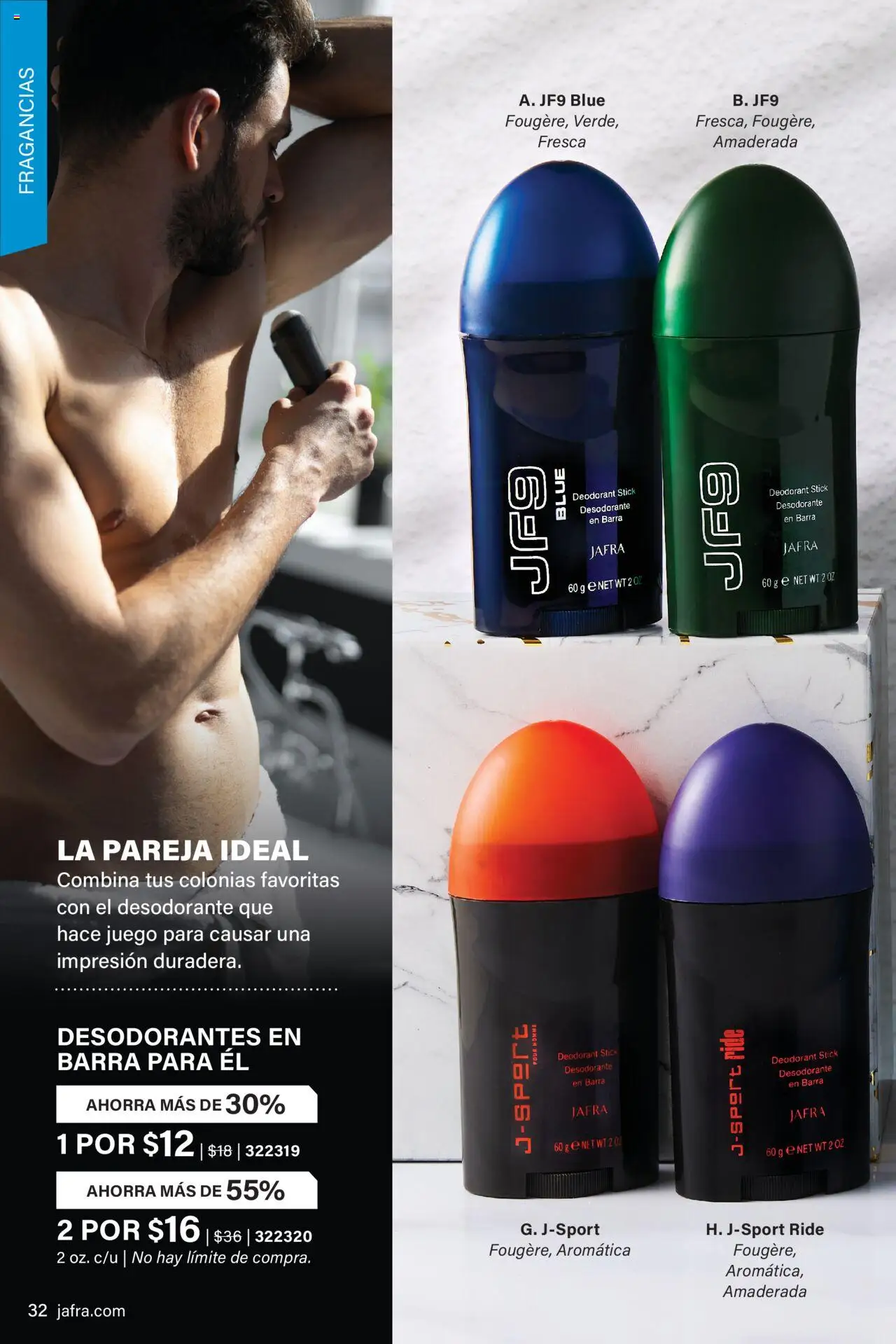 JAFRA folleto │ válido desde el 01.08.2025 | Página: 32 | Productos: Desodorante