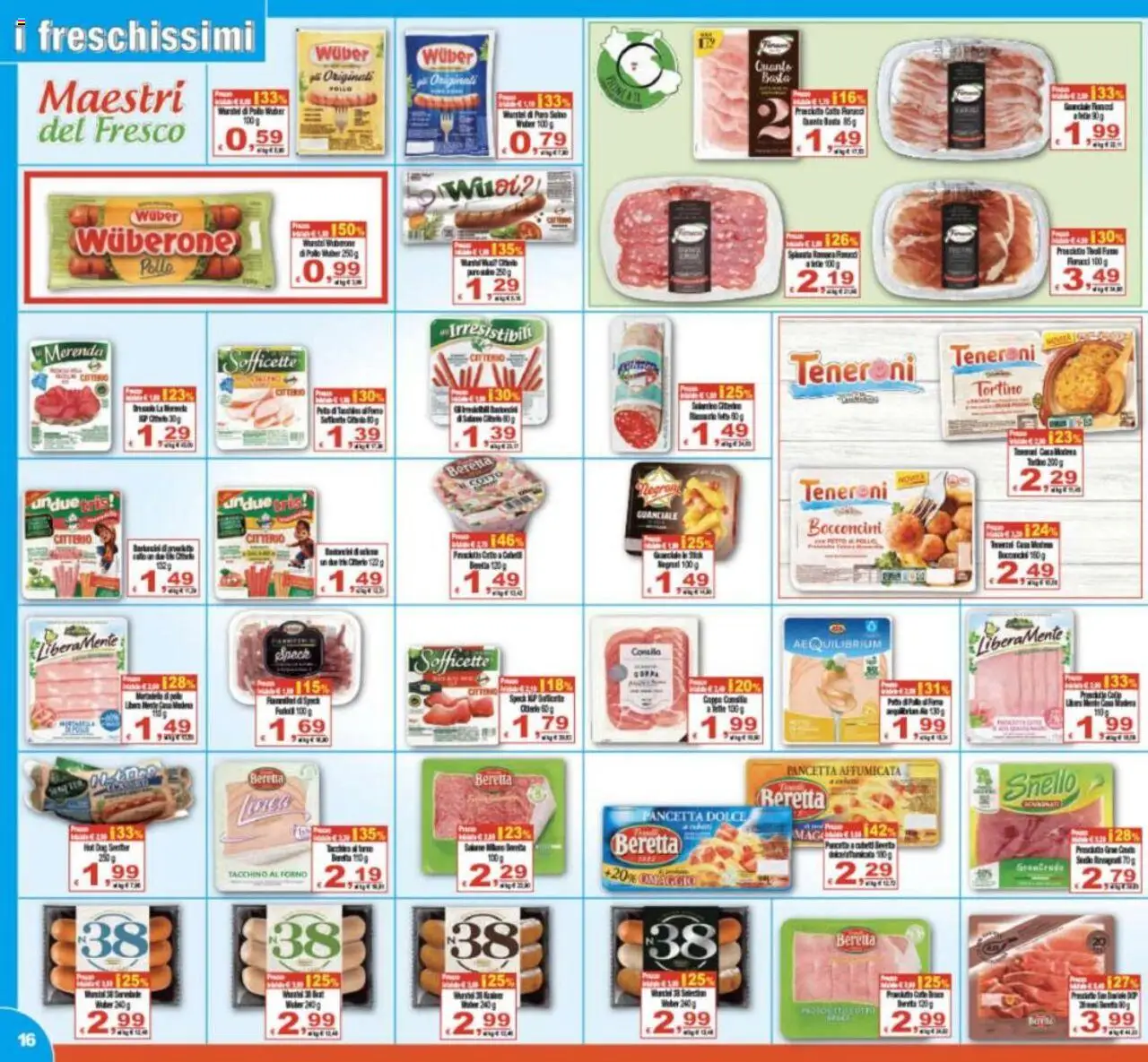 Volantino CTS del 19.08.2025 | Pagina: 16 | Prodotti: Speck, Pollo, Pancetta, Guanciale