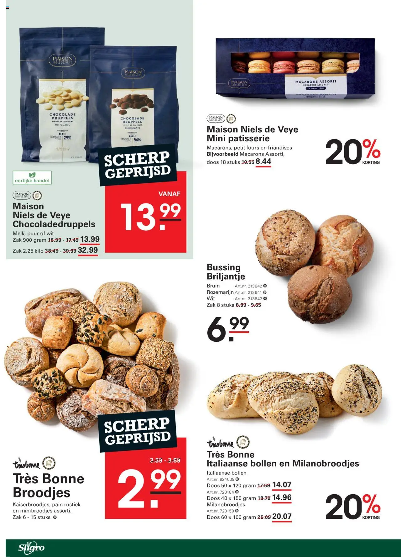  | Pagina: 12 | Producten: Chocolade, Zak, Broodjes
