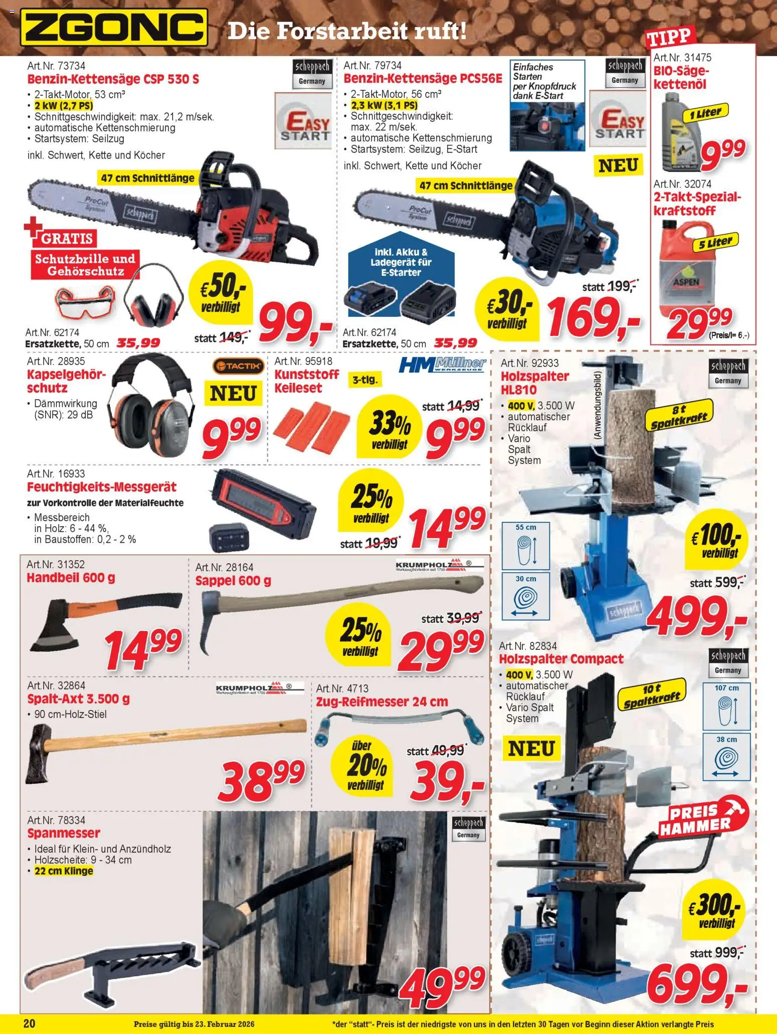 Zgonc Flugblatt Februar I 2026 gültig ab 01.02.2026 | Seite: 20 | Produkte: Kocher