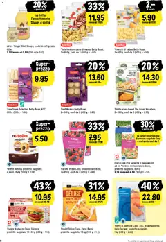 'Burger di manzo Coop, Svizzera, prodotto surgelato, Beef burger, Swiss, frozen product, 12x80 g ab 12.02.2026 gültig | Seite: 8