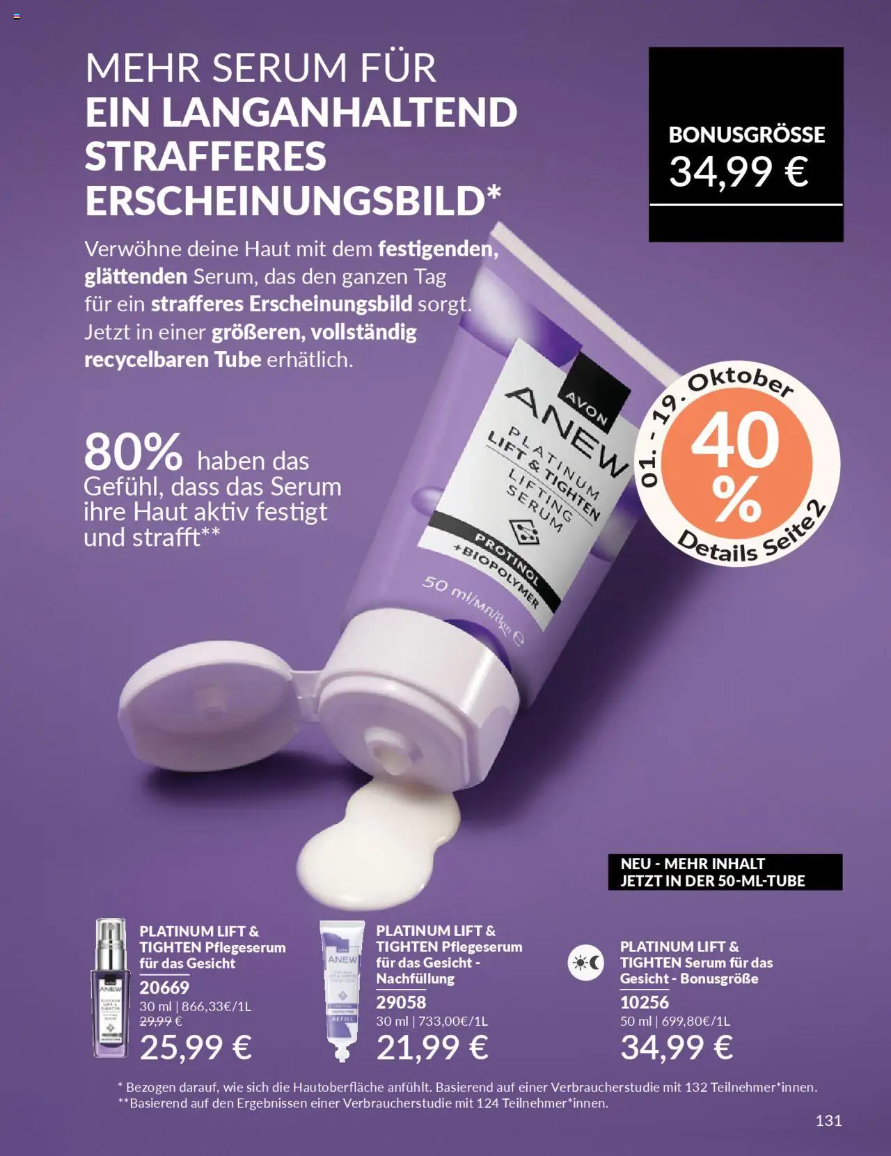 AVON Katalog Oktober 2025 – gültig ab 01.10.2025 | Seite: 133 | Produkte: Serum