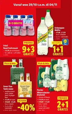Fever-Tree Tonic water, mediterranean tonic, indian tonic of ginger beer, 2 x 4 x 20 cl - Voorbeeld van een folder van Lidl, geldig van 29.10.2025 | Pagina: 21