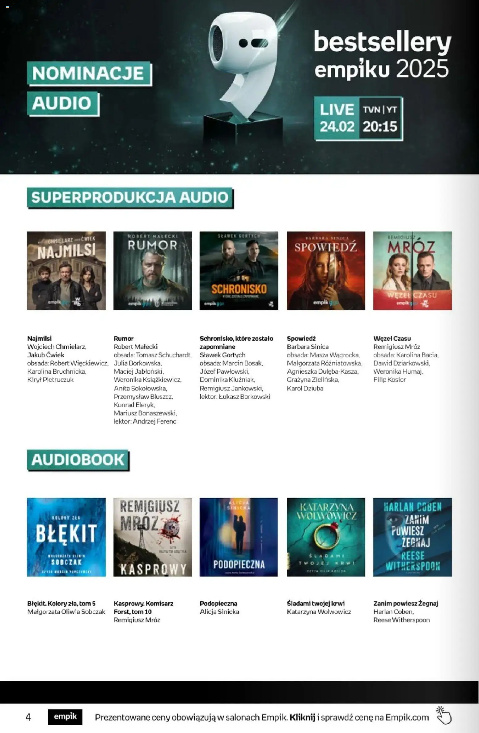 Empik promocje od 11.02.2026 | Strona: 4 | Produkty: Audio