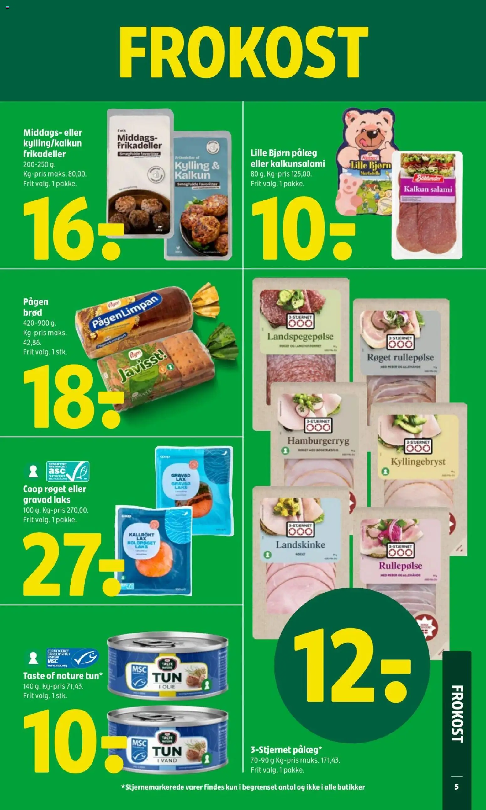 Coop 365 tilbudsavis – gyldig fra 29.01.2026 | Side: 7 | Produkter: Salami, Pålæg, Rullepølse, Frikadeller