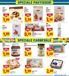 Anteprima del volantino Volantino D Più	 valido a partire dal 26.01.2026 | Pagina: 10 | Prodotti: Crema, Pasta, Mandorle, Cacao