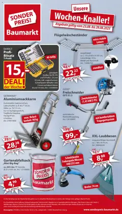 Sonderpreis Baumarkt Prospekt 	 gültig ab dem 23.08.2025