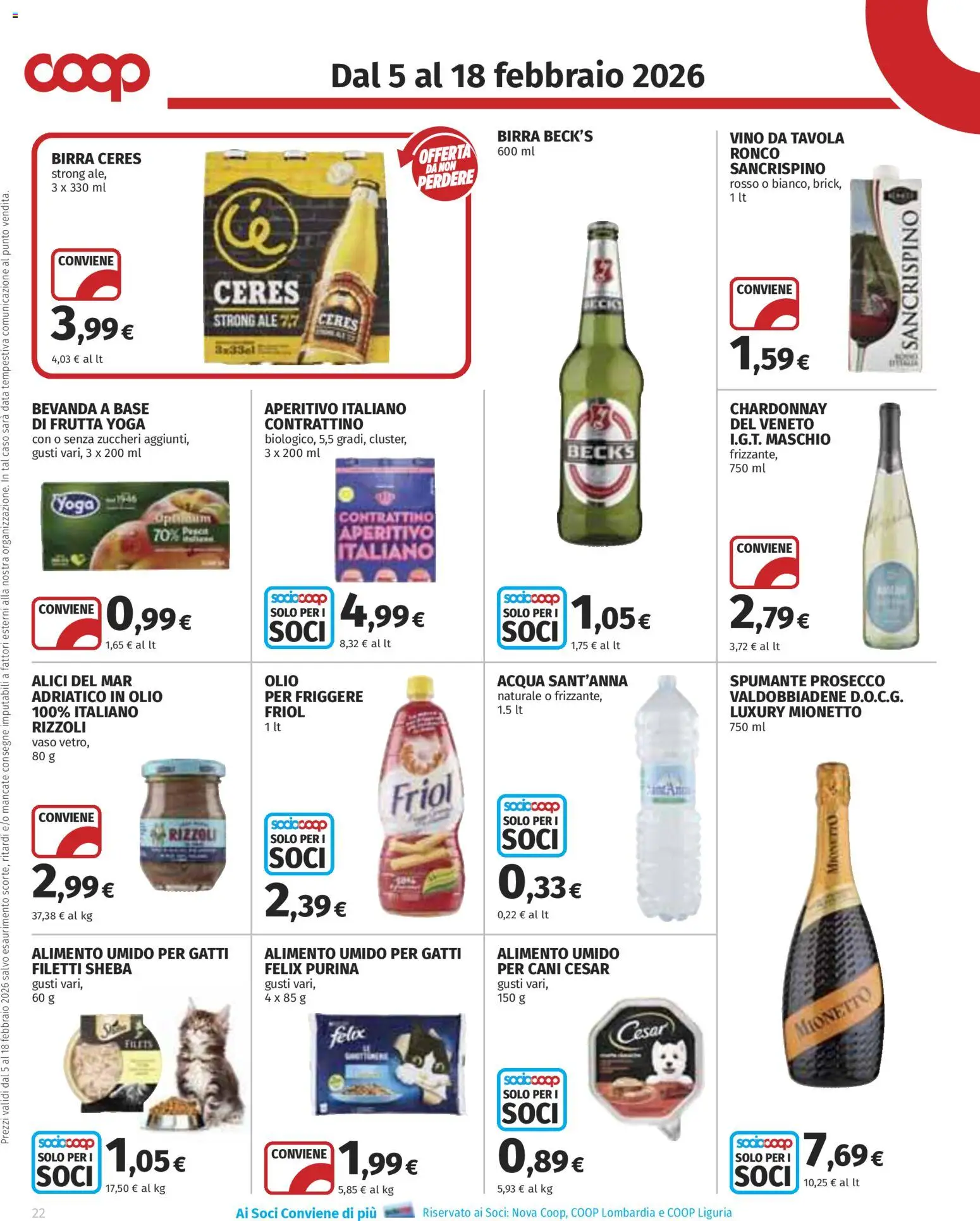 Volantino COOP del 05.02.2026 | Pagina: 22