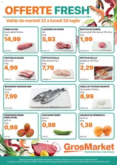 Anteprima del volantino Sogegross Offerte Fresh catalogo valido a partire dal 22.07.2025