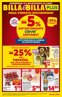 Billa Flugblatt - Oberösterreich ab 12.03.2026 gültig