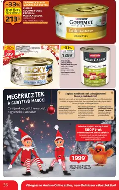 Auchan - Karácsonyi ajándék ajánlataink - amely érvényes a következő dátumtól: 13.11.2025 | Oldal: 36
