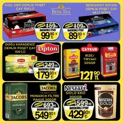 17.04.2026 tarihinden itibaren geçerli olan Sarıyer kataloğu önizlemesi | Sayfa: 23 | Ürünler: Raf, Kahve, Demlik poşet çay, Demlik
