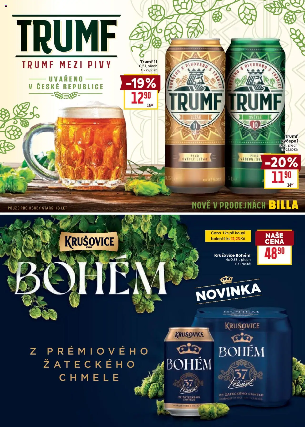 Billa Velký leták od 10.09.2025 | Strana: 29 | Produkty: Krušovice Bohém, Plech, Krušovice