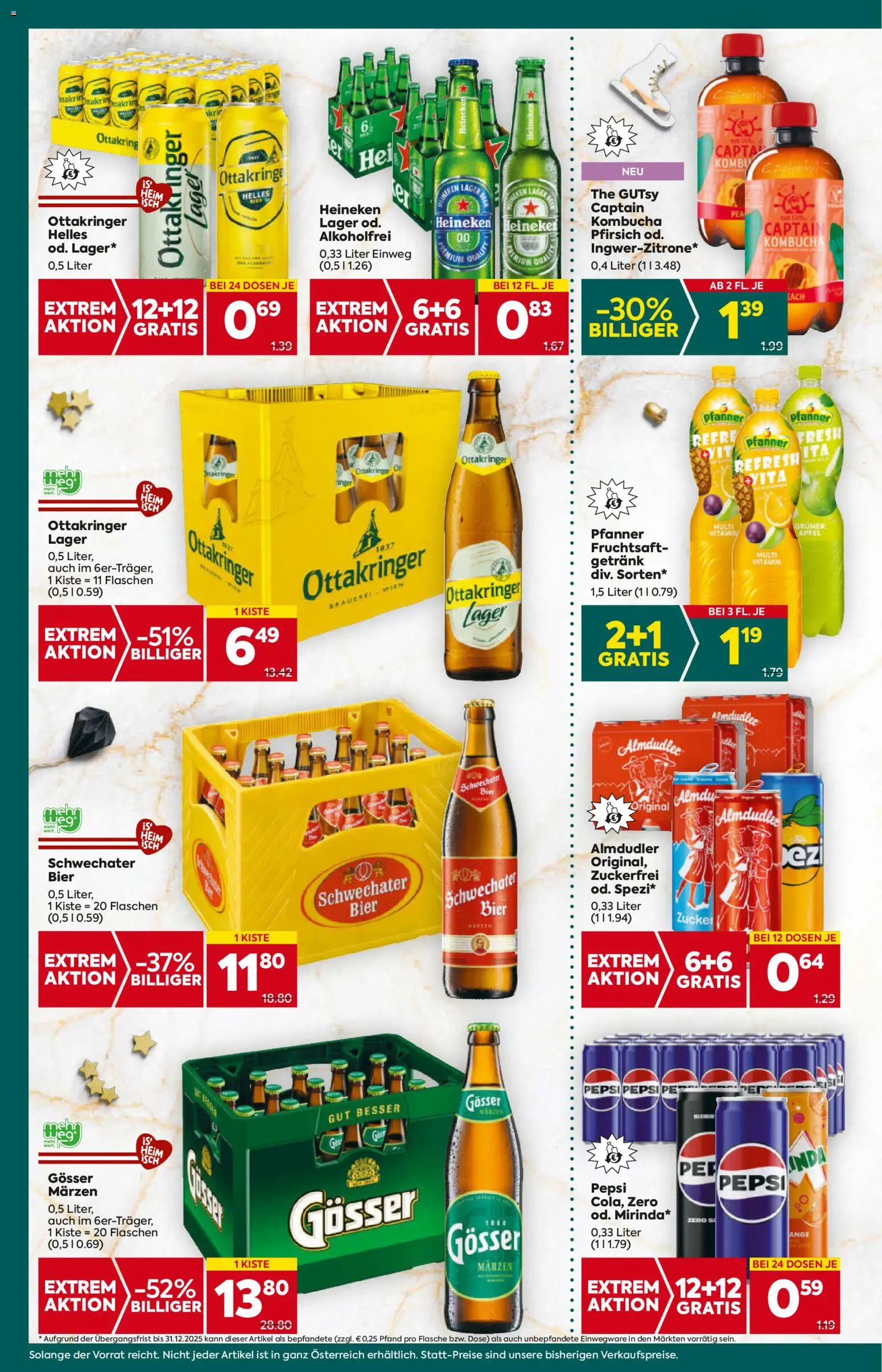 Billa Plus Flugblatt gültig ab 27.11.2025 | Seite: 18 | Produkte: Pfirsich, Bier, Äpfel