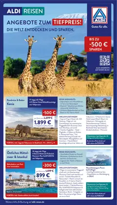 Aldi Reisen Angebote zum Tiefpreis ab 20.11.2025 gültig