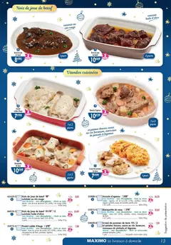 Maximo - Prévisualisation de Maximo catalogue valide à partir de 21.11.2025 | Page: 13 | Produits: Joue de bœuf, Pois, Pommes, Pommes de terre
